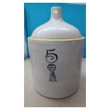 Really Nice!  5 Gallon Buckeye Pottery Blue