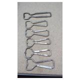 6 Vintage Bottle Openers,All Different,