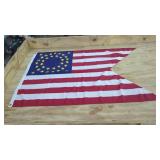 Union Cavalry Guidon Flag Swallowt Tail Cut