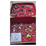 Misc Estate Jewelry in Vintage Case