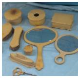 Vintage Celluloid Vanity Set