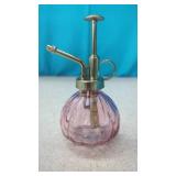 Vintage-Style Glass Plant Mister with a ribbed