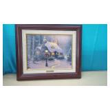 Thomas Kinkade Framed Print titled 'Stonehearth