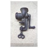 Miniature Salesman Sample Cast Meat Grinder.