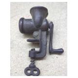 Miniature Salesman Sample Cast Meat Grinder.