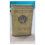 Vintage Yellow Dill's Best Smoking Tobacco Tin