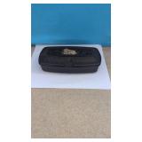 Victorian Plastic Floral Tapestry Style Box for