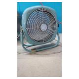 Vintage Galaxy Metal Box Fan by Lasko