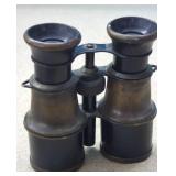 Pair of Antique French Brass Binoculars with a