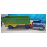 Very Nice!! WYANDOTTE PRESSED STEEL SIDE DUMP