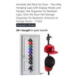 (New) Over the Door Hat Storage Rack  ( holds 10
