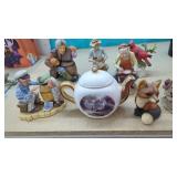 Lefton Ship Captain, Thomas Kincaid Teapot, and