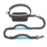 New 2 Hands Free Dog Leashs with Zipper Pouch,