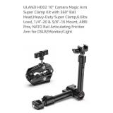 10 inch  Camera Magic Arm With Crab Clamp