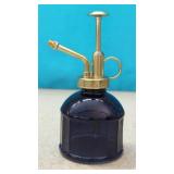 Vintage Style Dark Blue Glass Plant Mister with