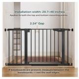 New Cumbor 29.7-46" Baby Gate for Stairs, Mom