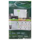 New 7 Outlet  Gangplug TV or PC  Surge Protector