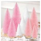 9Pcs Mini Christmas Trees Christmas Decor