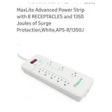 (New) Max Lite Energy Saving Power Strip with