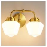 New Bathroom Vanity Light Fixture: 2-Lights Gold