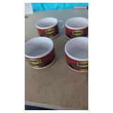 (4) Vintage Bushs Best Home style Chili Mugs