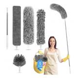 New Microfiber Feather Duster 5-in-1 Kit, Dusters