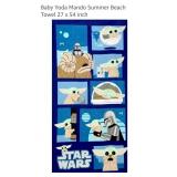 (New) Disney Baby Yoda Towel - Star Wars Yoda