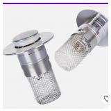 (2) Bathroom Sink Drain Strainers