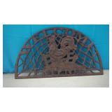 Cast Iron Chicken Decor. Welcome Friends Really