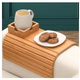New Bamboo Couch Cup Holder - Non-Slip Furniture