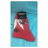EverBright Mens Socks Size 10-13 M Leaf