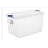 Sterilite 66 Quart Large Latching Storage Bin,