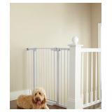 New Cumbor 36" Extra Tall Baby Gate for Dogs and