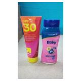 SPF 30 Sunscreen.  8 Oz Tube  (&) Baby SPF50