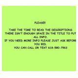 PLEASE read the descriptions.