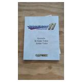 Rockman 11 (Mega Man 11) script booklet+art card