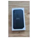 iPhone X Leather Folio Case