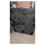 (2)  40" x 48"  Black Plastic Pallets ( used)