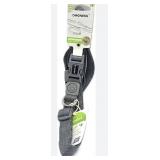 New Dogness Dog Collar and Traction Leash Grey