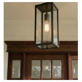 New Quoizel Matt Black Hanging Light Fixture