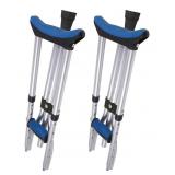 New  Carex Folding Aluminum Under Arm Crutches