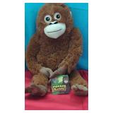 New 18" Monkey Buddy Soft toy Orangutan.  Velcro