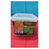 5Lb  10x 2.5" Tan Deck Screws (Hillman) Wood