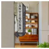 New Metal Lighted Antiques Sign 25" Pretty Cool