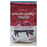 Whole Jerky Bites Dog Treats Bacon and Apple. 12