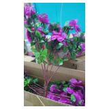 8 New Artificial  16" Violets Stems