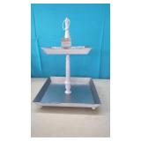 New 2 Tier Metal Tray. Can be Painted  Bottom