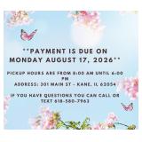Payment & Location Info