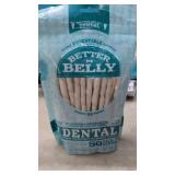 Better Belly Dental Dog Treats 50 Pack