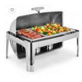 New Stainless Steel Roll Top Chafing Dish Buffet